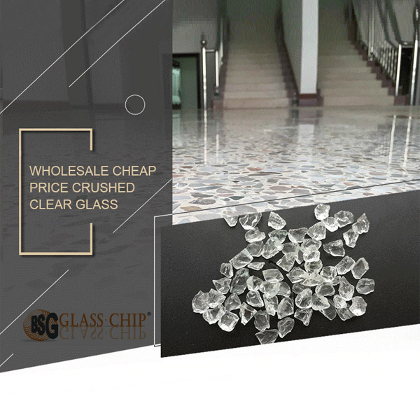 Wholesale glass chip small crackle mosaic tiles arts crafts crushed glass  for crafts From m.