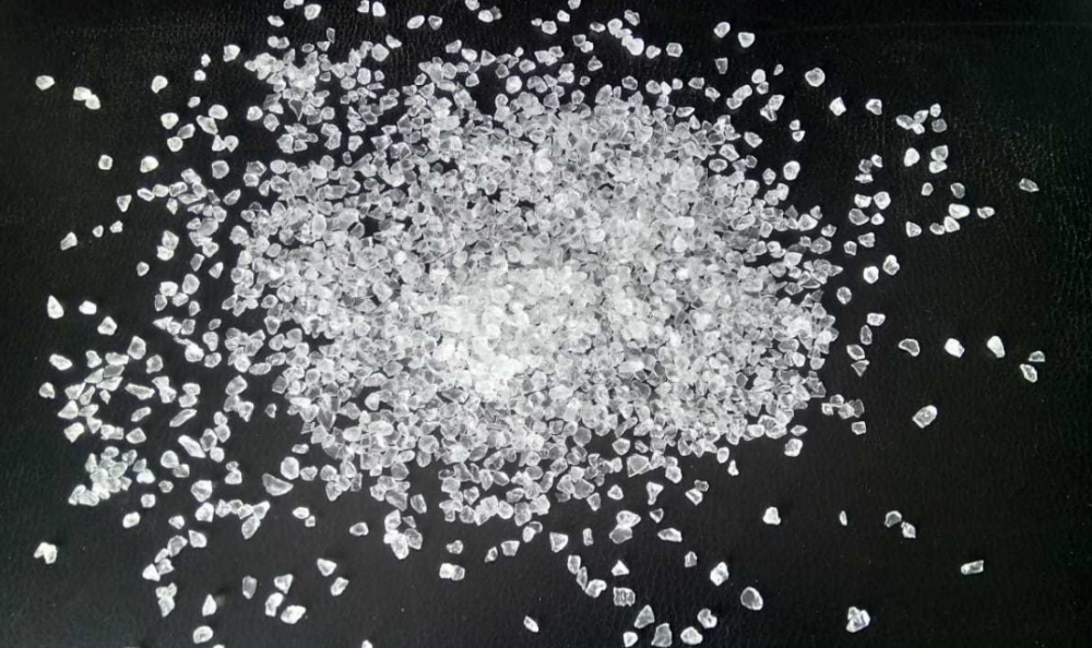 ball milling glass chips