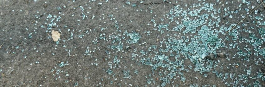 crushed mirror glass to traditional aggregates