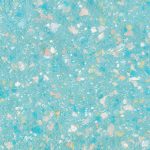 Teal terrazzo glass