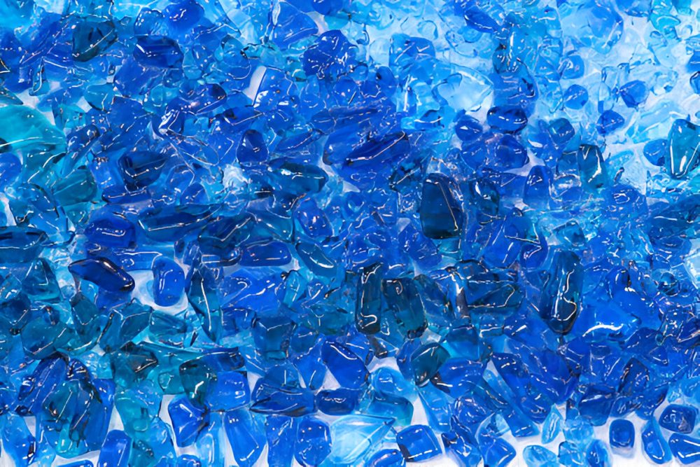 recycled glass surfaces