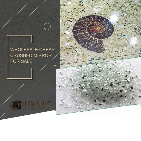1 Application Crushed Mirror Glass