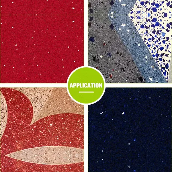 4 Application Crushed Mirror Glass