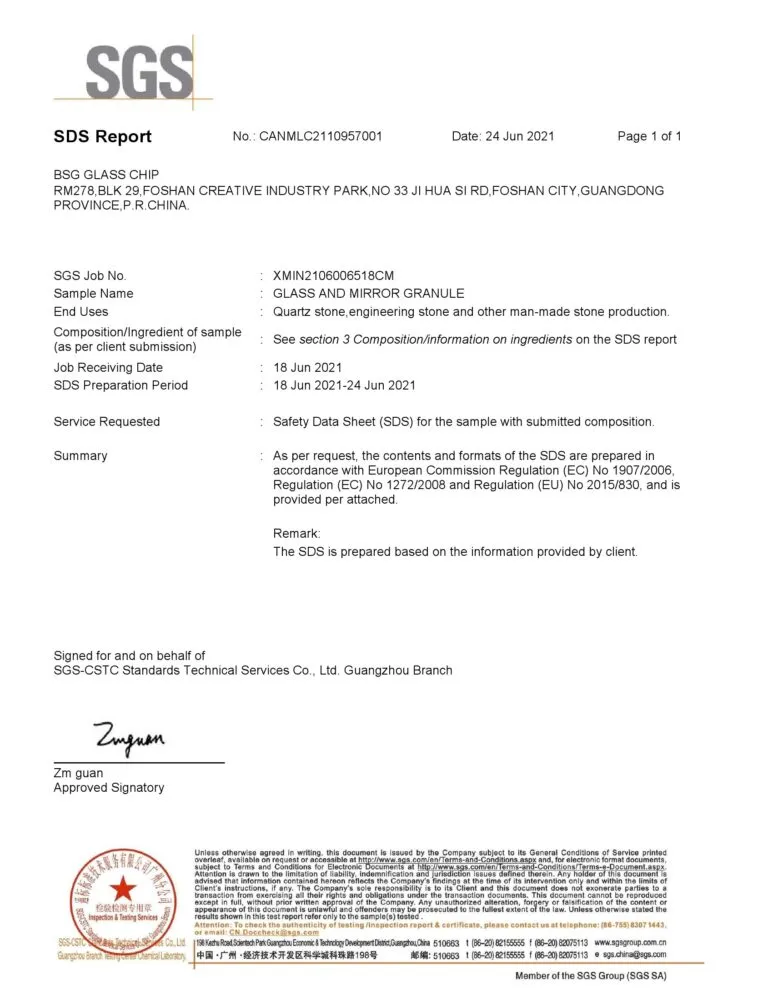 SGS-SDS-Report