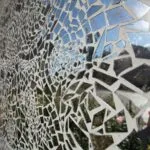 Crushed Mirror Glass in Mosaic Designs