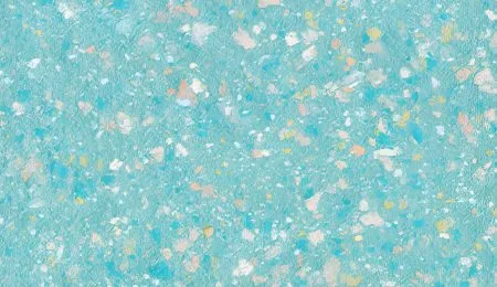 Teal terrazzo glass