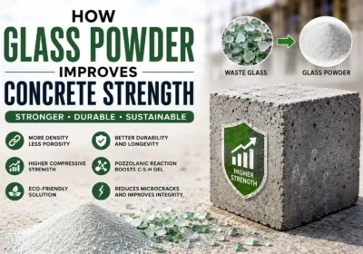How Glass Powder Improves Concrete Strength