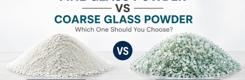 Fine Glass Powder vs Coarse Glass Powder
